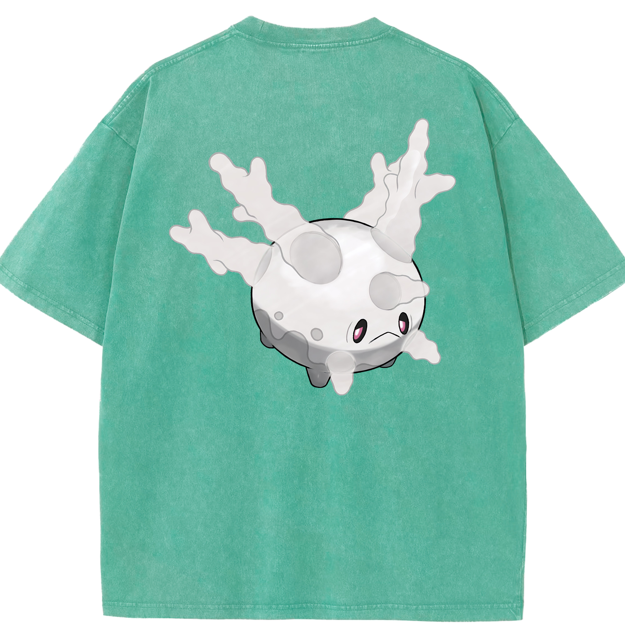（画像用） ポケットモンスター Pokémon 綿100% ヴィンテージ風 半袖Tシャツ（背面プリント）